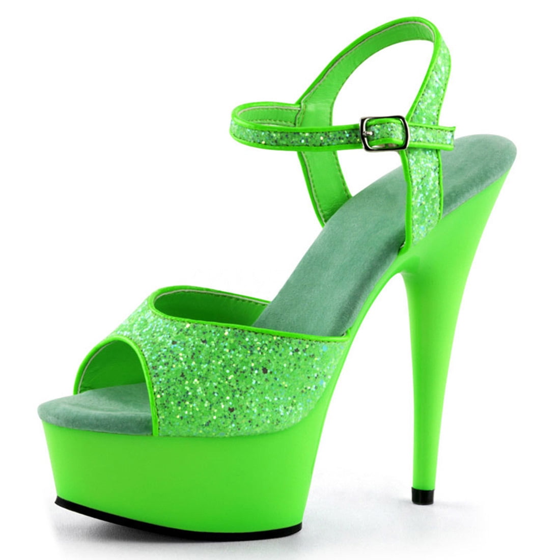 lime green stilettos