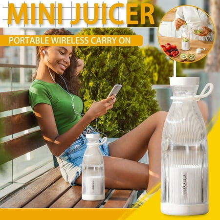 

Fragarn Mini Blenders Fresh Juice With USB Rechargeable For Smoothies Fruit Shakes Personal Baby Blenders 300ml