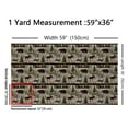 thumbnail image 3 of Castle Fairy Bear Deer Fabric by the Yard 1 Yard for Teenager,Geometric Plaid Home Decor Fabric by the Yard,Jungle Animal Room Decor Fabric by the Yard,Breathable Home Decor, 3 of 6