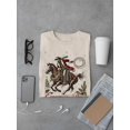 thumbnail image 3 of Santa Cowboy Rodeo Festive T-shirt Men's, 3 of 4