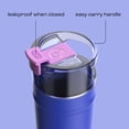 thumbnail image 5 of Bubba Water Bottle, 24 Oz, Stainless Steel, Vacuum Insulated Leakproof, DualSip 2-Way Lid, Ocean Energy, 5 of 10