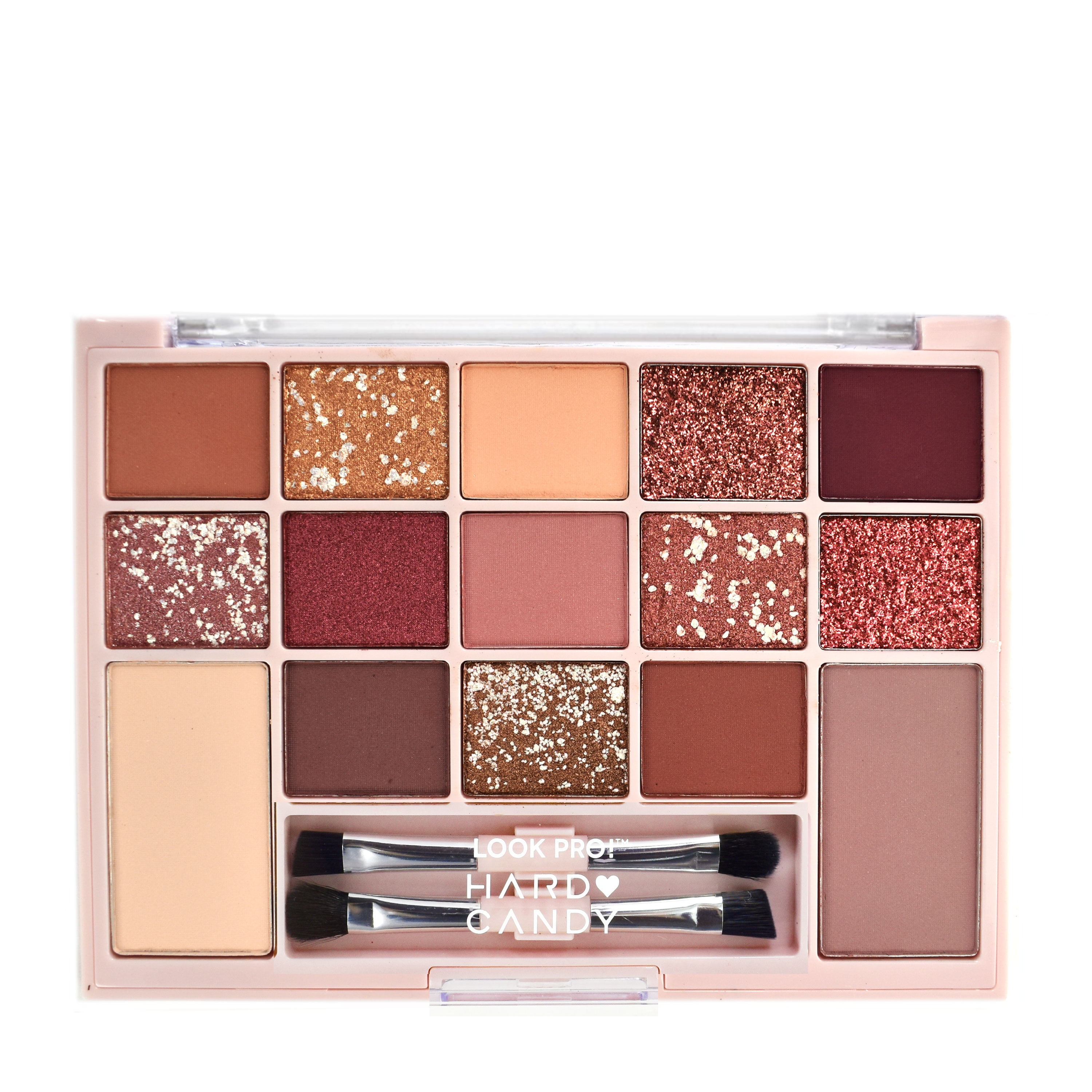 Hard Candy, Look Pro! Palette, 15 UltraPigmented Shades, Blushful Nudes, 0.69 oz