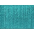 thumbnail image 1 of Ahgly Company Machine Washable Indoor Rectangle Abstract Turquoise Blue Contemporary Area Rugs, 7' x 9', 1 of 4