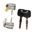thumbnail image 2 of 2x Cilindros de cerradura de puerta 69052-35070 Juego de cerradura de puerta con 2 llaves Accesorios de servicios automáticos de metal Piezas de, 2 of 8