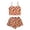 T144-Orange, variant on Cdudpw Cute Pajamas for Women Halloween Print Top and Shorts Pj Set Two Piece Pajama Set Sleepwear Sleep Outfits(T144-Dark Gray)