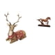 thumbnail image 5 of Figura de reno, estatua de animal de resina, adorno de caballo, escultura de alce y ciervo con elegantes detalles vívidos, adecuada para regalar,, 5 of 8
