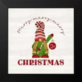 thumbnail image 2 of Reed, Tara 15x15 Black Modern Framed Museum Art Print Titled - Gnome for Christmas Sentiment VI-Merry Christmas, 2 of 5
