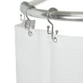 thumbnail image 3 of Utopia Alley Rustproof Wall Mounted Aluminum D-shape Shower Rod With Ceiling Support for Freestanding Tubs, 60 Inch Large Size by 25 Inch, Chrome, 3 of 11