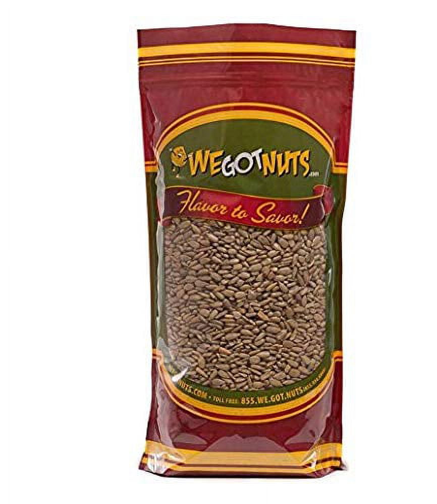 We Got Nuts Roasted Unsalted Sunflower Seeds, No Shell Snack Seeds, Kosher, 4 lb, 64 oz