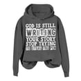thumbnail image 3 of TYGHBN Women's Autumn and Winter Trend Hoodie Letter Print Hoodie Sports Long Sleeved Hoodie Top Womens Zip Hoodie Lightweight Thin Hoodie Women Zip up Women Thick Womens Hoodies Pullover Zip up, 3 of 3