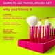 thumbnail image 3 of Set de brochas de maquillaje Real Techniques Vivid Escape Glow-To-Go, 3 of 9
