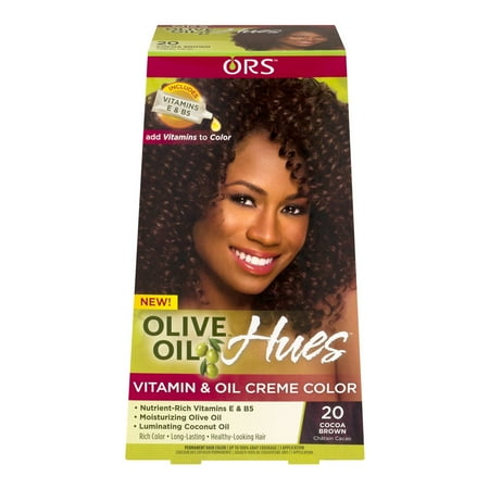 - ORS Olive Oil Hues Vitamin and Oil Creme Color, 20 Cocoa Brown, 1 ea
