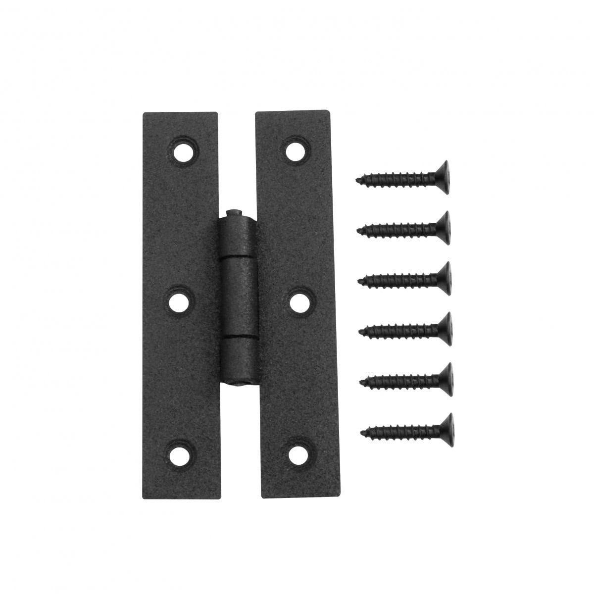 Renovators Supply Black H Hinges 3" Wrought Iron Kitchen