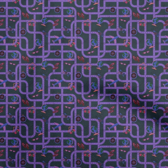 oneOone Silk Tabby Light Beige Fabric Travel Dress Material Fabric Print Fabric By The Yard 42 Inch Wide