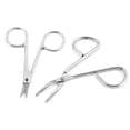 thumbnail image 1 of Unique Bargains Beauty Tools Stainless Steel Eyebrow Tweezer Scissor Set Silver Tone 2 in 1, 1 of 1