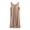 Khaki, variant on Chbgutlmr Womens Nightgown Plus Size Ruched Round Neck Tank Top Pajamas Dress Summer Soft Comfy Homewear Nighty