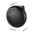 thumbnail image 2 of Boreal Craft Wireless Heater for Camping Tent Small Space Heater 500W Portable Small Heater With Adjustable Thermostat And Timer Overheat And LED Display Quiet Space Heater For Bedroom Desk Indoor, 2 of 7