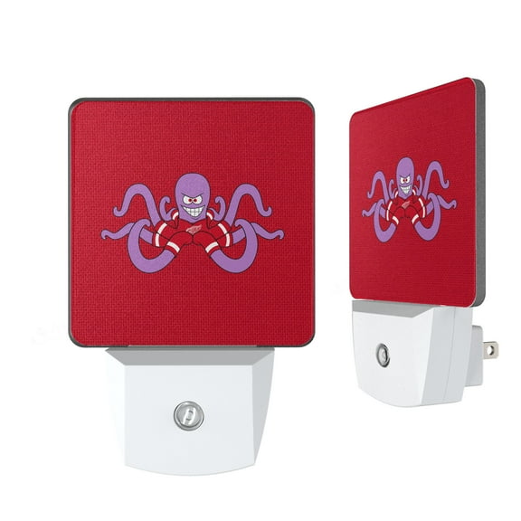 Detroit Red Wings 2-Pack Solid Design Mascot Nightlight Set