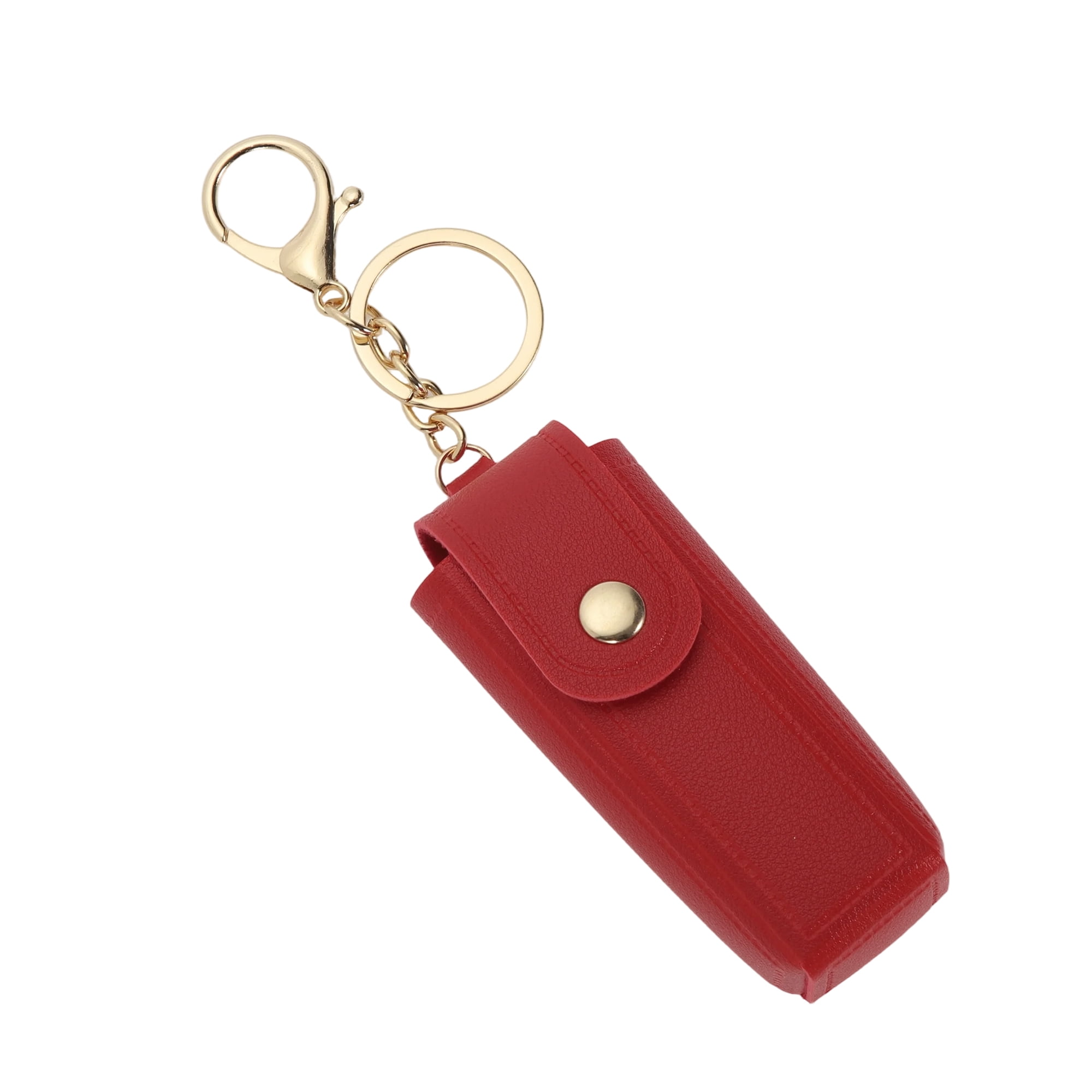Unique Bargains Colorful Lipstick Bag Handbag Charms Keychains 1 Piece Red