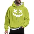 thumbnail image 2 of WXLWZYWL Funny Halloween Hoodies for Men Bat Design Shirt for Men with Pocket Drawstring Sweatshirt Hooded Costumes Pullover Tops Plus Size, 2 of 5
