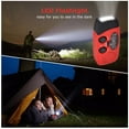 thumbnail image 4 of Portable with AM/ Flashlight Reading Lamp NOAA Weather Power Bank for Emergency Solar Powered Crank Handheld, 4 of 7