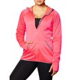 thumbnail image 2 of Hanes Womens Sport Performance Fleece Zip Up Hoodie, S, Razzle Pink Heather, 2 of 3