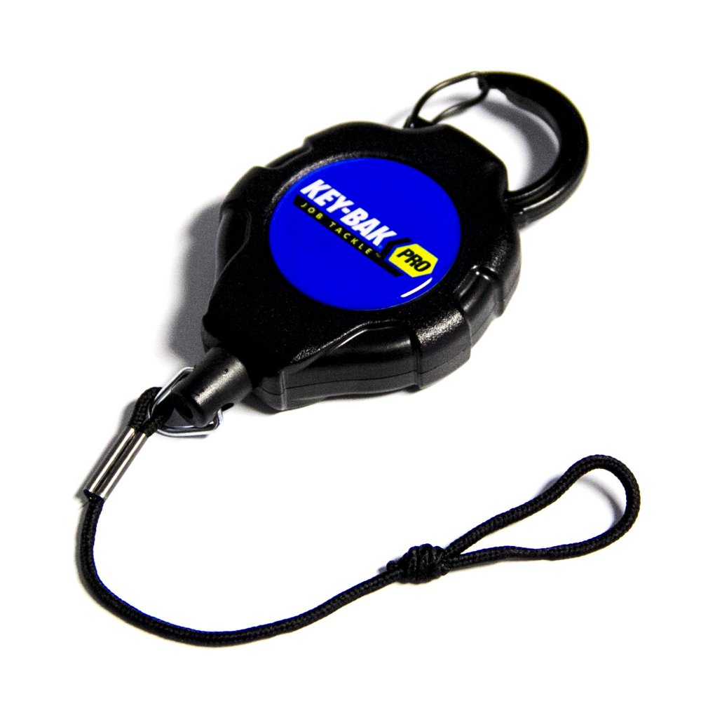 KEYBAK Pro JobTackle CB Radio Retractable Tether, 36" Kevlar Cord, 8