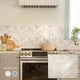 thumbnail image 4 of Matsuzay Azulejos adhesivos 3D para renovación instantánea de cocina con diseño de espiga Decoración del hogar SCQ1569 (22.9 x 29 cm) 12 piezas, 4 of 6