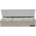 thumbnail image 4 of San Jamar Non-Chilled Garnish Tray, Stainless Steel, 4 of 5