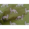 thumbnail image 4 of oneOone Cotton Poplin Fabric Fox Block Print Sewing Fabric BTY 56 Inch Wide, 4 of 4