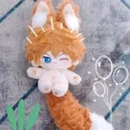 thumbnail image 4 of Kawaii Tartaglia Genshin Impact Plush Toys Cotton Doll Magnetic Tail Soft Anime Plushie Dolls Trendy Anime Figure Children Gift, 4 of 5