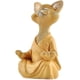 thumbnail image 4 of Figura de gato de Buda caprichosa, coleccionable de yoga de meditación, regalos para amantes de los gatos. Afortunado Sencillez, 4 of 4