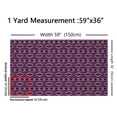 thumbnail image 3 of Feelyou Bohemian Aztec Fabric by the Yard 5 Yards, Purple Hippie Triangle Home Decor Fabric by the Yard, Western Mabdala Sewing Fabric, Super Cozy Room Decor, 3 of 6