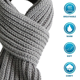 thumbnail image 3 of Bufanda para niños pequeños, bufandas cálidas tejidas para invierno para niños y niñas, calentador de cuello, 3 of 5