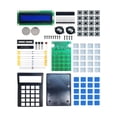 thumbnail image 1 of Kit de calculadora electrónica para practicar soldadura y aprender electrónica robusta. con batería, 1 of 8