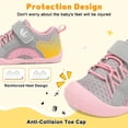 thumbnail image 2 of Zapatos para caminar para bebés FEETCITY, flexibles, descalzos, de 6 a 12 m, 2 of 7