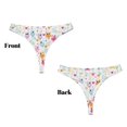 thumbnail image 3 of Balery Cute Owl Tangas de Algodón para Mujer con Estampado – Ropa Interior Sexy, Transpirable, G-string-XX-Large, 3 of 6