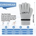 thumbnail image 5 of EvridWear Kids Boys Winter Gloves 4-14 Years,3 Pairs Girls Kid Knit Stretchy Grip Warm Magic Glove for Children, 5 of 9