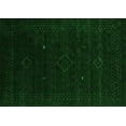 thumbnail image 1 of Ahgly Company Indoor Rectangle Abstract Green Contemporary Area Rugs, 2' x 4', 1 of 1