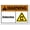Warning Sign 3, variant on Asbestos Warning Contains Asbestos Fibers May Cause Cancer Danger Metal Sign 12 x 8 Inches - Warning for Wall/Fence, Indoor Outdoor Construction, Industrial, Safety