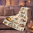 thumbnail image 6 of Cats Lounging Teacups Peaceful Watercolor Cat Lover, Peaceful Pet Portrait Pattern, Warm Flannel Blanket for Living Room and Bedroom, Cat Lovers Just Because Gift, Pet Lover Home Decor, 6 of 9