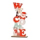 thumbnail image 3 of Decoración de Mesa Navideña, Decoración de Mesa DIY, Letrero Decorativo de Madera para Sala de Estar, Decoración de Mesa Interior, Navidad Bienvenido, 3 of 8