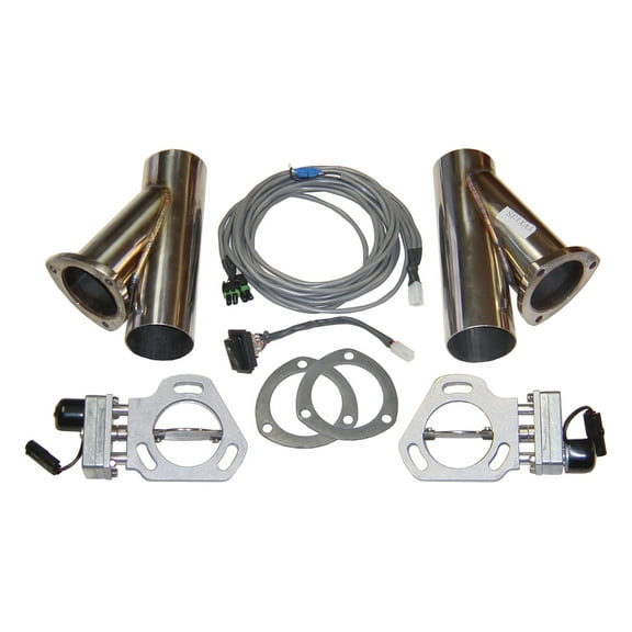 Pypes Performance Exhaust HVE10K Dual Y Exhaust Electric Dump Cutout