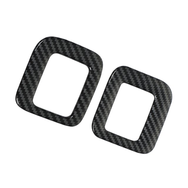 Embellecedor De Cubierta De Salida De Ventilación De Aire Superior Para Tablero, Decoración De Panel De Salida De CA Para Tablero De Estilo De Fibra De Carbono Para Camioneta M-averick 2022Up