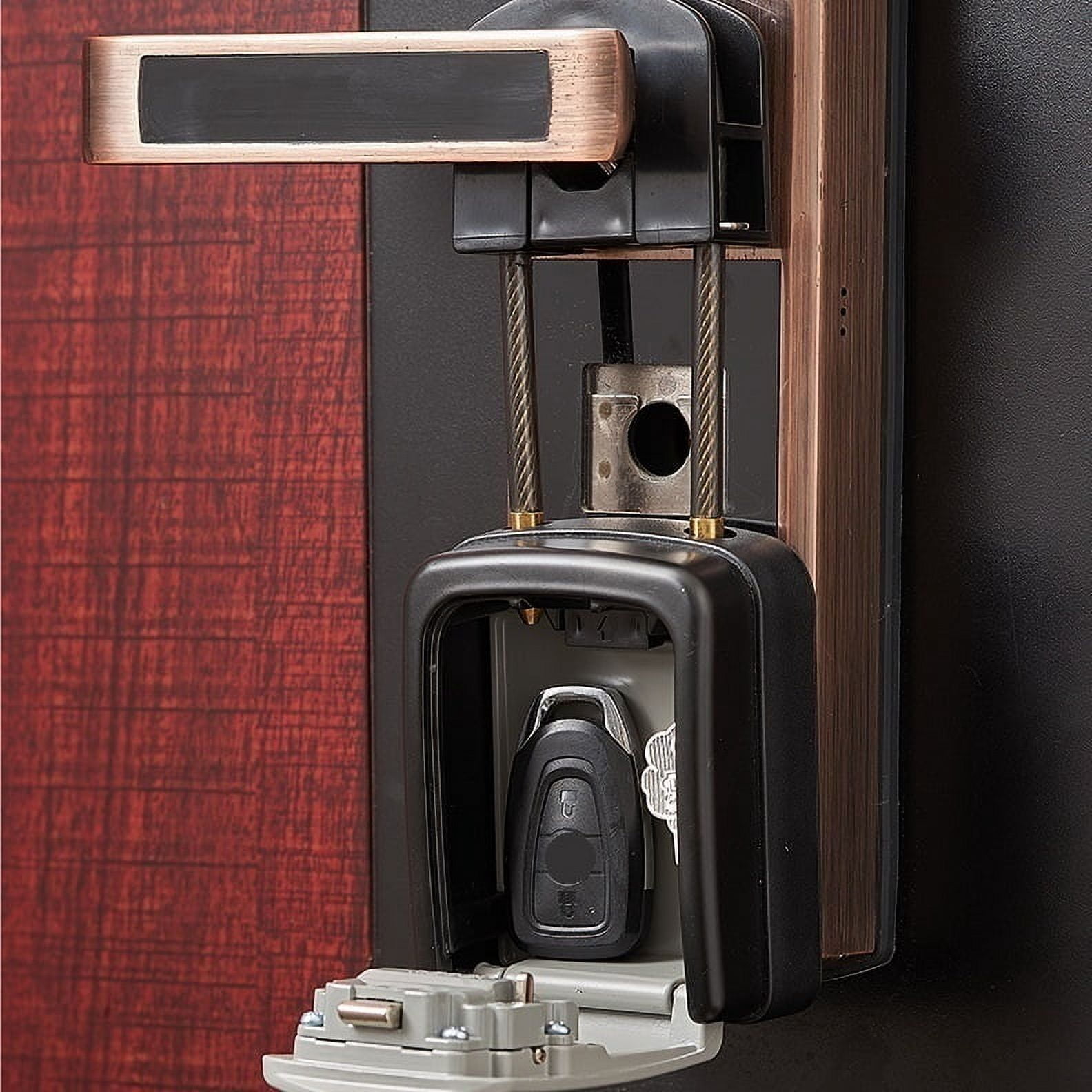 Padlock Key Box Combination Lock Stay Installation Free, Anti-Theft Door Box ,House, Apartment, Office Key Storage