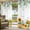 White, variant on Outdoor Curtains for Patio Waterproof, Yellow Sunflowers Outdoor Privacy Panels Grommet, Floral Bees Elegant Pastoral Botanical Blackout Outside Curtains for Porch/Cabana 54"x108", 2 Panels