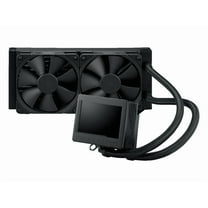 ASUS ROG Ryujin III 240 all-in-one liquid CPU cooler with 240mm radiator. Asetek 8th gen pump, 2x Noctua industrialPPC 120mm fans, 3.5” color LCD