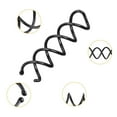 thumbnail image 3 of 10Pcs Spiral Hair Pins, Twist Corkscrew Spin Pins with Non-Scratch Rounded Clips for Women's Hair Styling DIY (Black), 3 of 9