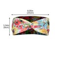 thumbnail image 3 of Attaches Cheveux Bandeaux Mode Tissu Bandeau Croisé Yoga Course Sport Bandeau, 3 of 4