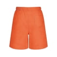 thumbnail image 5 of Horkkom Swim Shorts Men Elastic Waist Drawstring Bathing Suit Summer Vacation Beach Shorts Trunks with Pockets L, 5 of 8